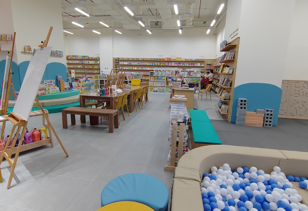 Hekayat Bookstore – Furniture & Indoor Play Area