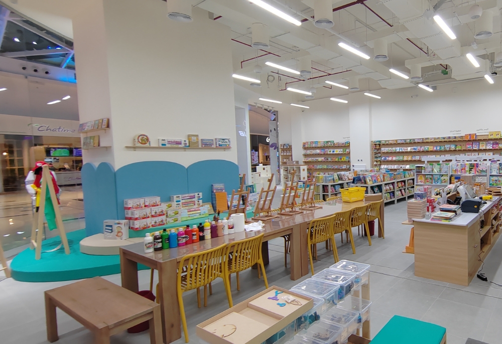 Hekayat Bookstore – Furniture & Indoor Play Area