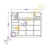 15 Cell Shelf Unit