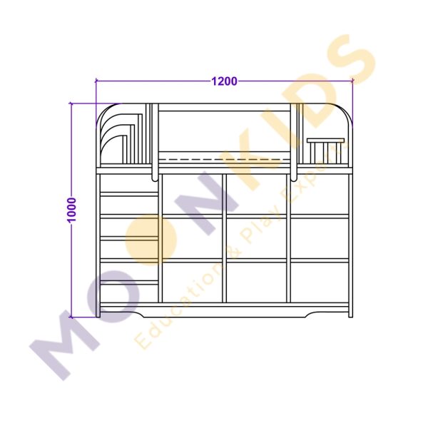 15 Cell Shelf Unit
