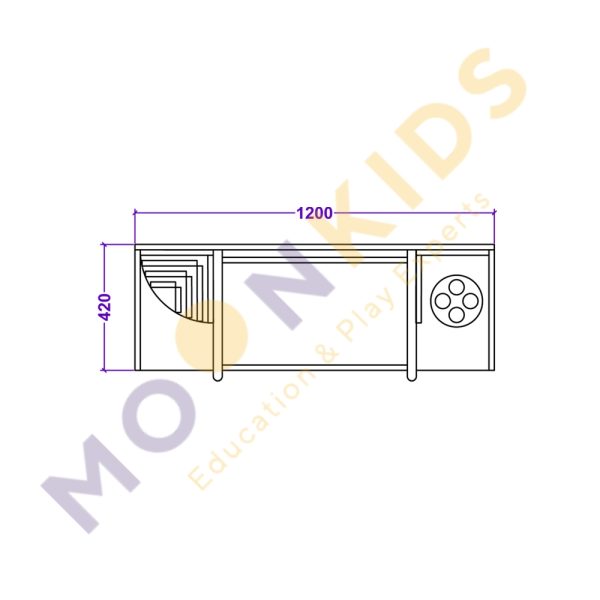 15 Cell Shelf Unit