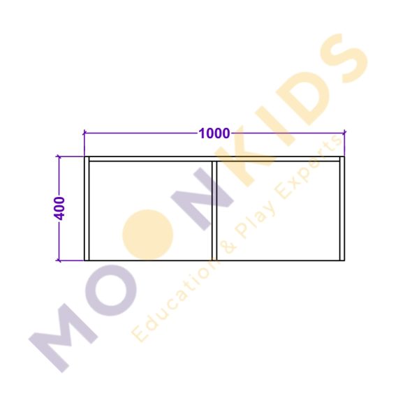 2 Shelf Unit