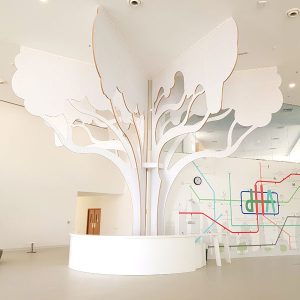 Moon Kids Reception Area Tree Feature