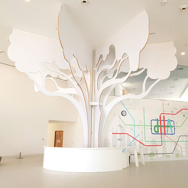 Moon Kids Reception Area Tree Feature