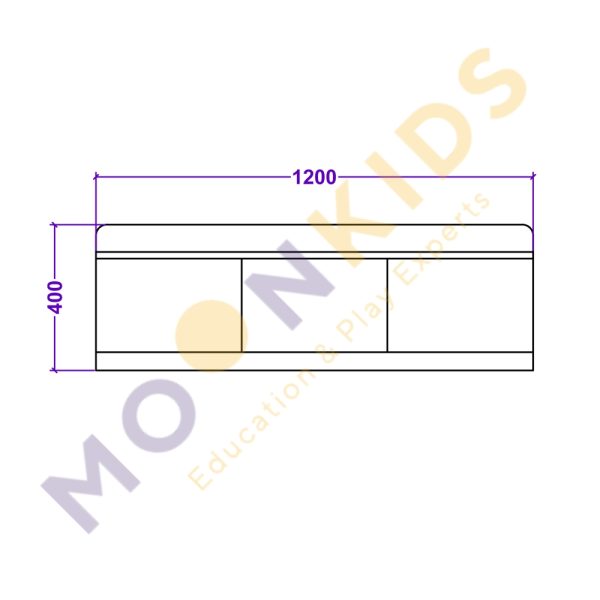 3 Cubbie With Seat