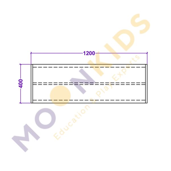 4 Double Side Shelf Unit