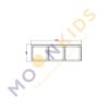 6 Tray Unit With Cork Board
