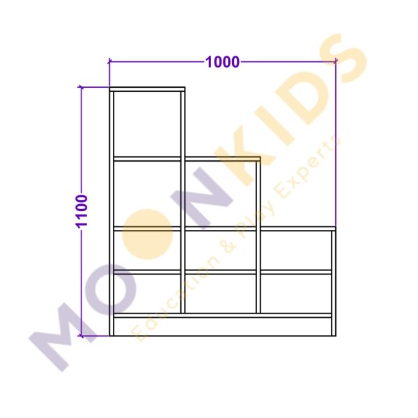 9 Cell Shelf Unit