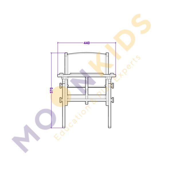Adjustable Chair with Tray