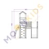 Adventure Climbing Frame with Monkey Bar