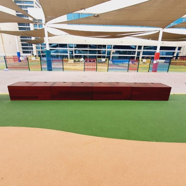 Straight Seating With Storage
