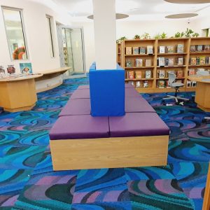Bench Seating Around The Column