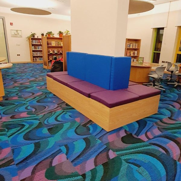 Bench Seating Around The Column