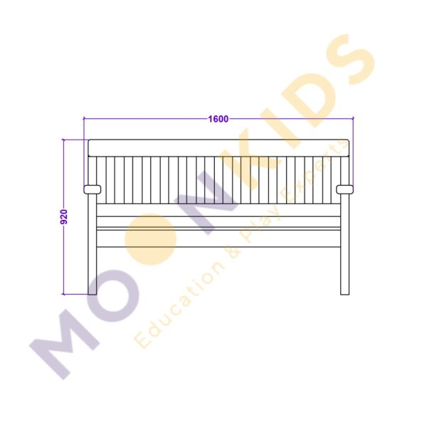 Bench With Backrest