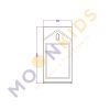 Black Board Wall Drawing Frame