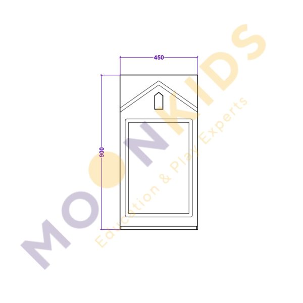 Black Board Wall Drawing Frame