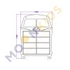 Bus Shaped Wall Storage