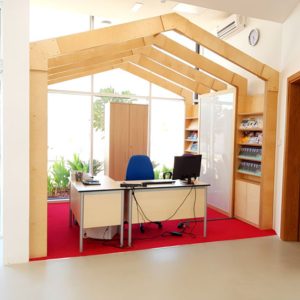 Timber Joist House Reception