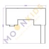 Climbing Frame Platform Set With Monkey Bar and Trapeze