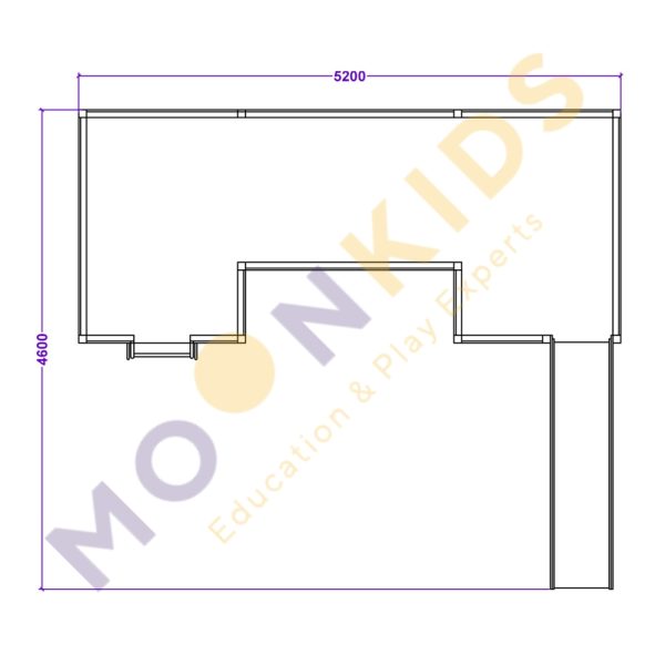 Climbing Frame Platform Set With Monkey Bar and Trapeze
