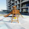 Climbing Frame with Triple Swing Set
