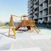 Climbing Frame with Triple Swing Set