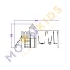 Climbing Frame with Triple Swing Set