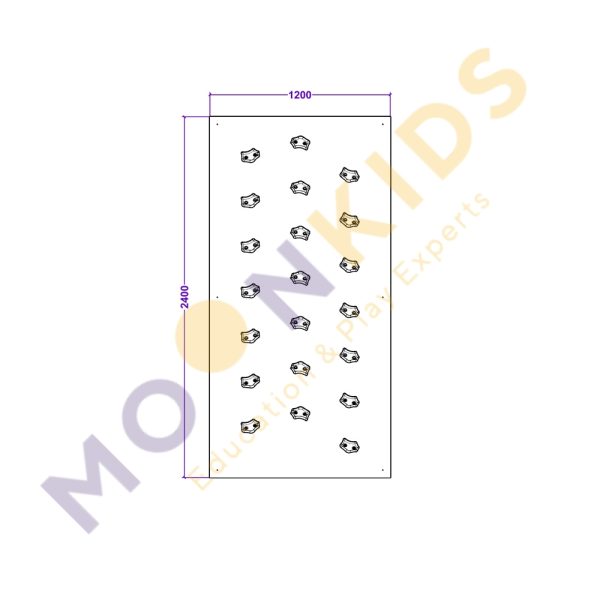 Climbing Wall 1-3-panels