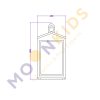 Cork Board Wall Drawing Frame