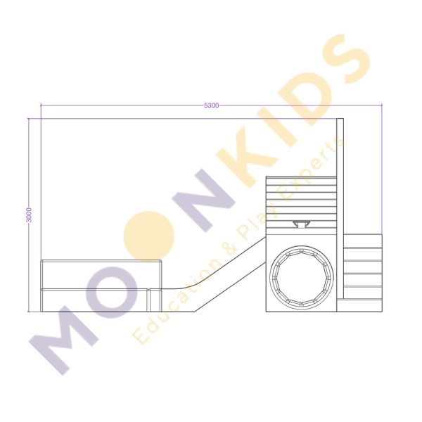Corner Climbing Frame Platform Set