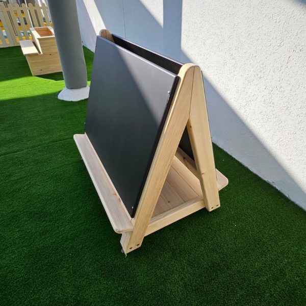 Double Sided Art Easel on Wheels