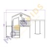 Explorer Play House with Swing