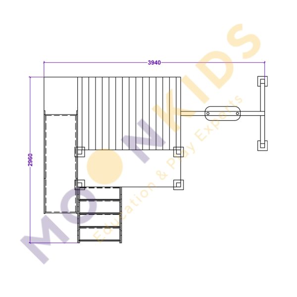 Explorer Play House with Swing