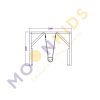 Free Standing Monkey Bars with Swing