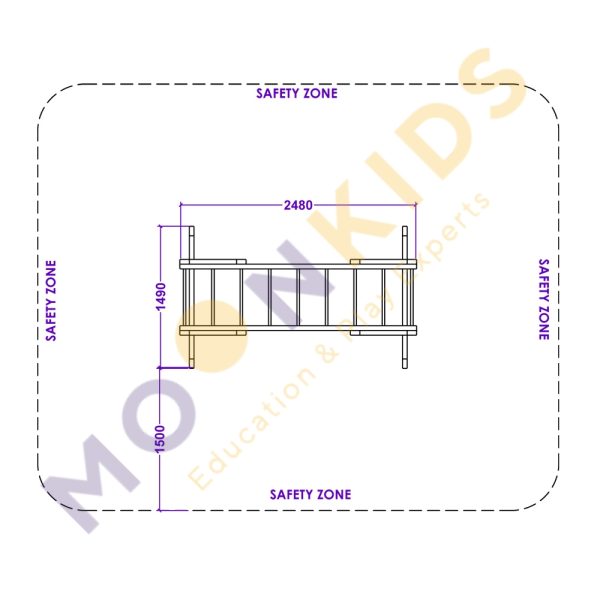 Free Standing Monkey Bars