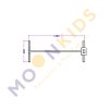 Free Standing Room Divider - Small