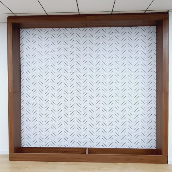 Wall Decoration with Wallpaper