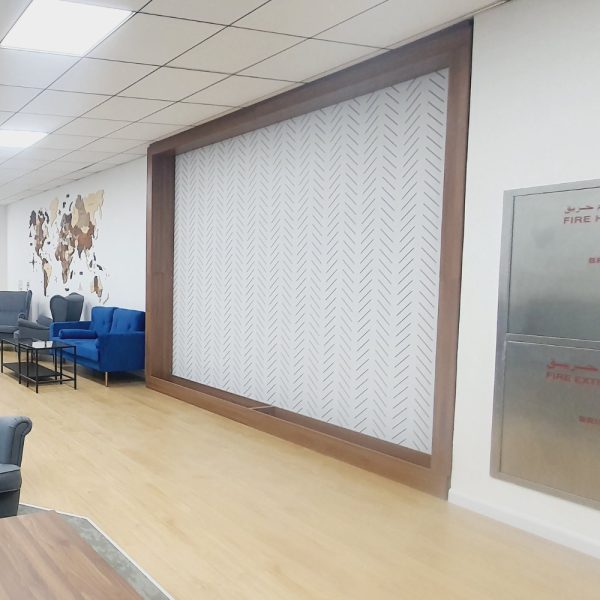 Wall Decoration with Wallpaper