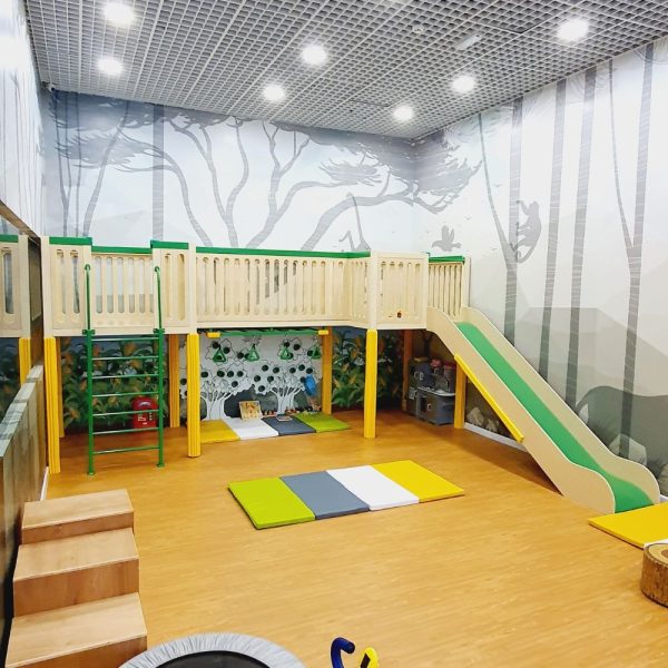 INDCF134 - Climbing Frame Platform Set With Monkey Bar and Trapeze