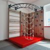 Corner Climbing Wall With Curve Monkey Bar