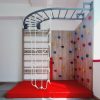 Corner Climbing Wall With Curve Monkey Bar