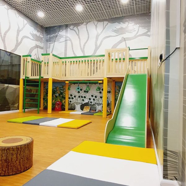 INDCF134 - Climbing Frame Platform Set With Monkey Bar and Trapeze