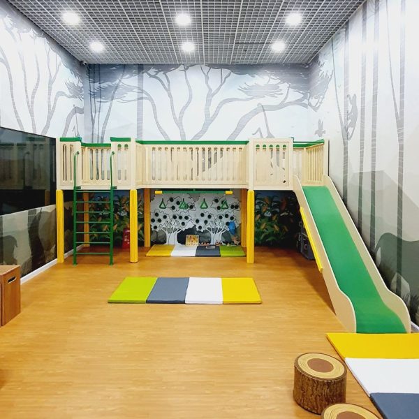 INDCF134 - Climbing Frame Platform Set With Monkey Bar and Trapeze