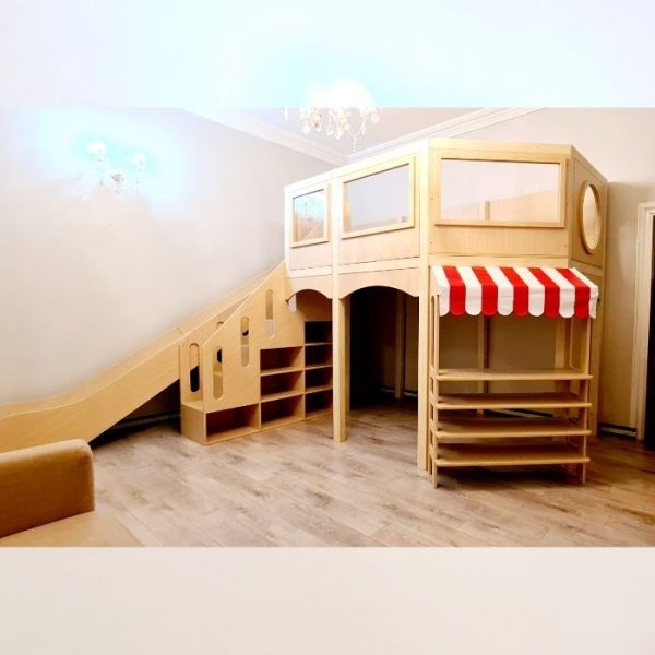 Mezannine Play Structure with Shop
