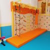 Sensory Climbing Wall With Monkey Bars