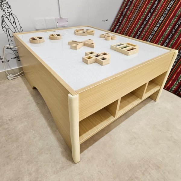 Lightbox Table With Shelf
