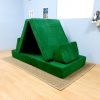 Play Sofa – Green Suede