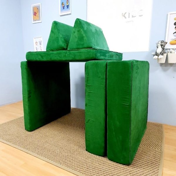 Play Sofa – Green Suede