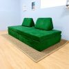 Play Sofa – Green Suede