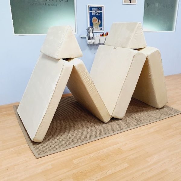 Play Sofa – White Suede